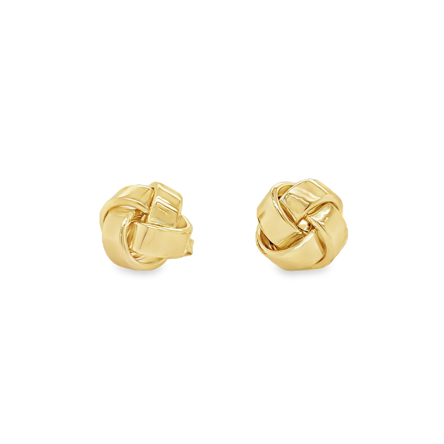 Jai's 14K Yellow Gold Knotted Studs
