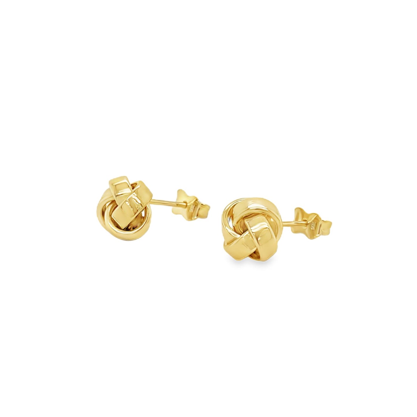 Jai's 14K Yellow Gold Knotted Studs