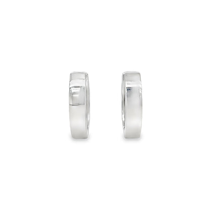 Jai's 14K White Gold Medium Thin Huggies
