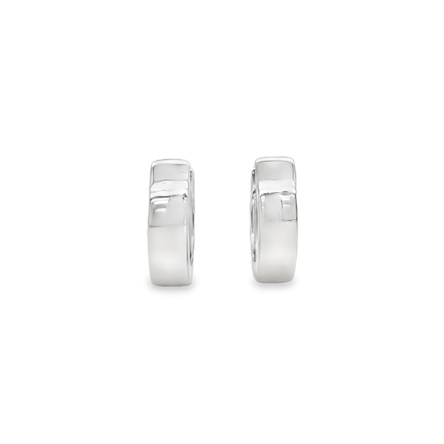 Jai's 14K White Gold Petite Huggies