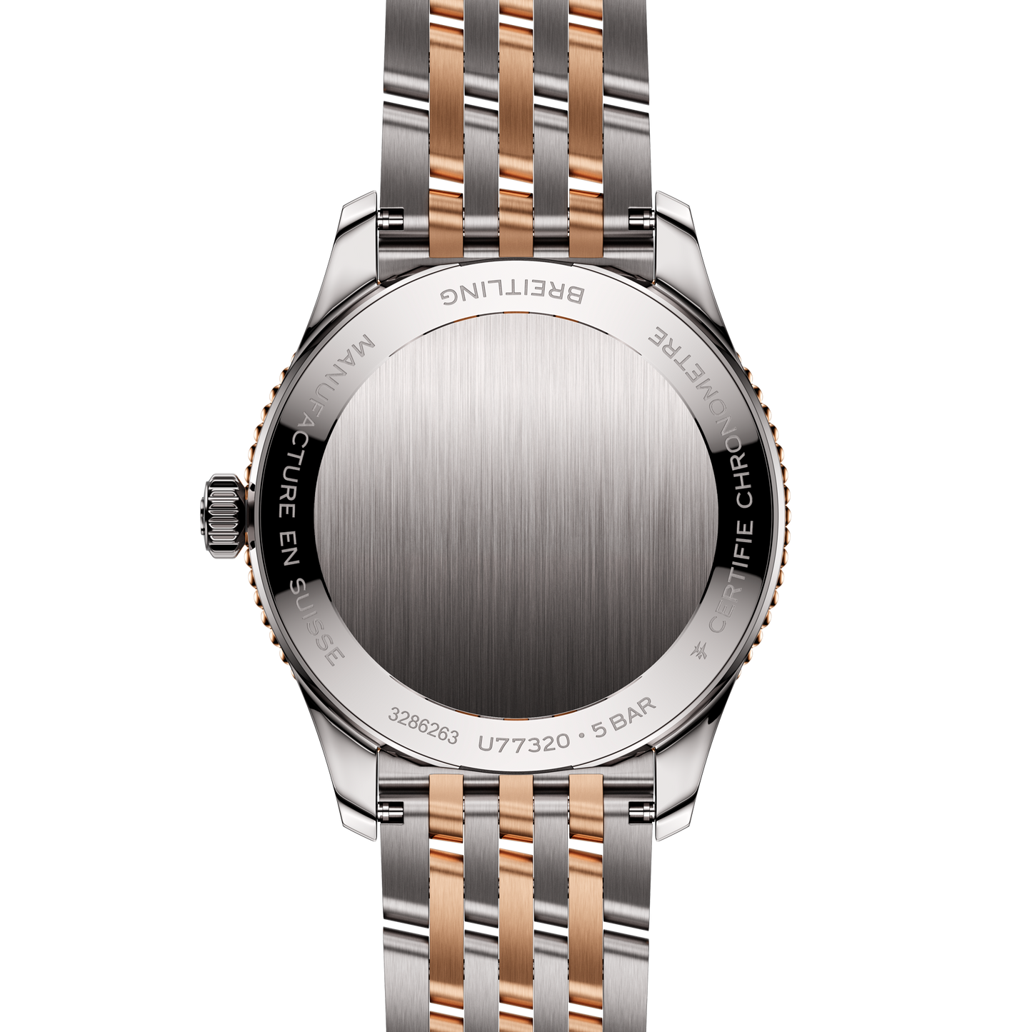Breitling's Navtimer 32 with White Mother-of-Pearl Dial & Diamonds