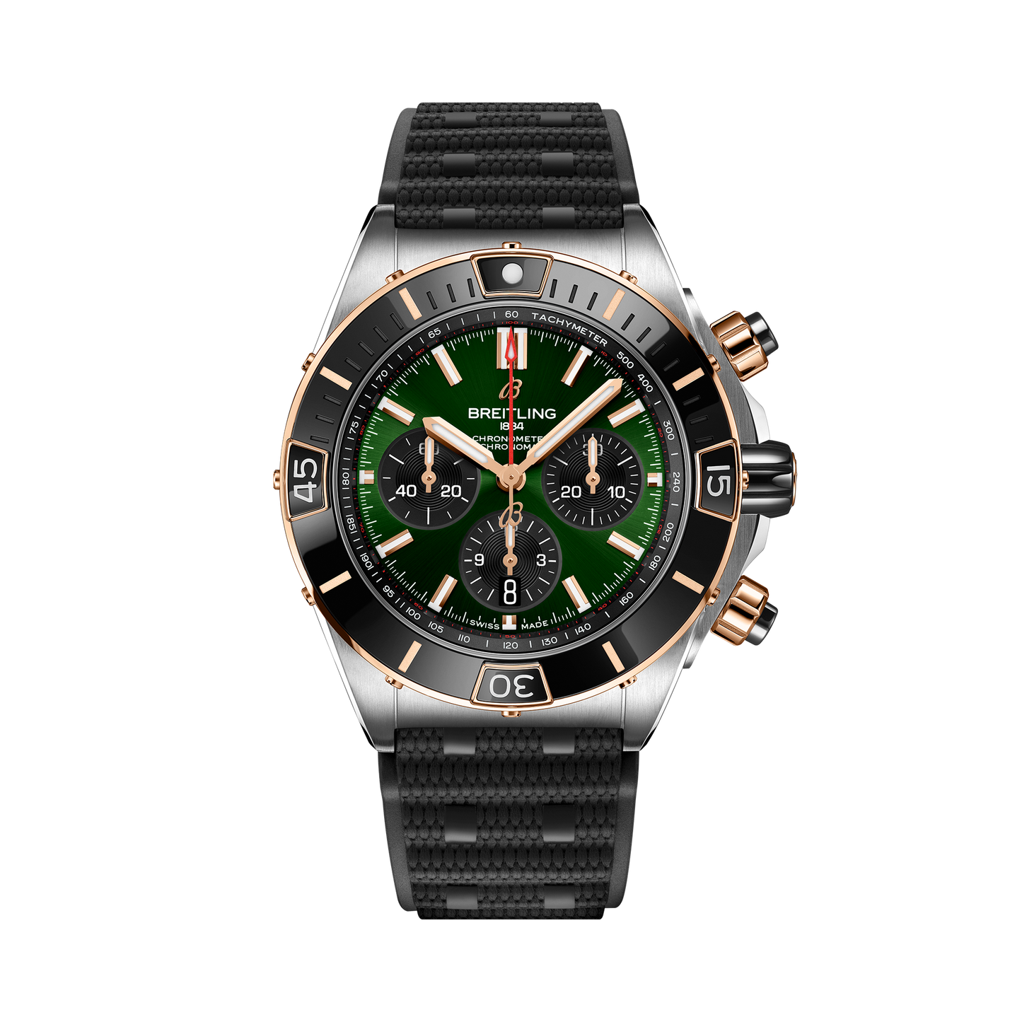 Breitling's Super Chronomat B01 44 with Green Chronograph Dial
