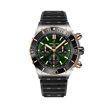 Breitling's Super Chronomat B01 44 with Green Chronograph Dial