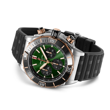 Breitling's Super Chronomat B01 44 with Green Chronograph Dial