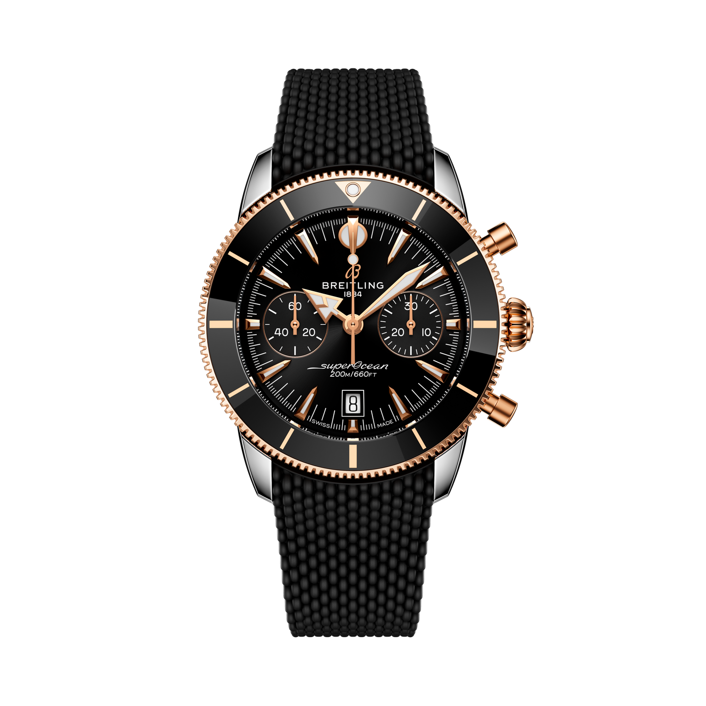 Breitling's Superocean Heritage B01 Chronograph 42 with Black Dial