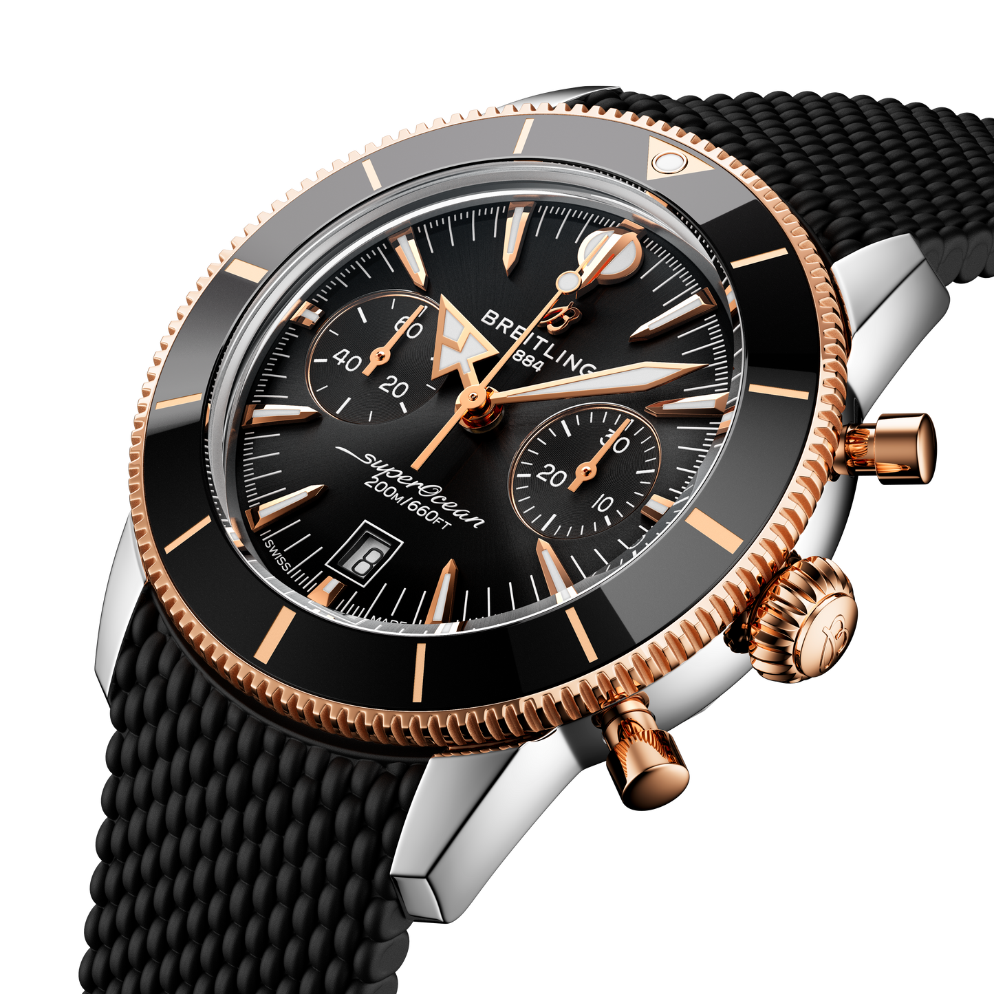 Breitling's Superocean Heritage B01 Chronograph 42 with Black Dial