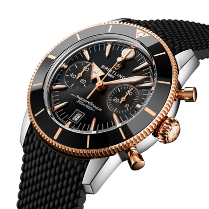 Breitling's Superocean Heritage B01 Chronograph 42 with Black Dial