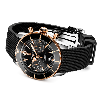 Breitling's Superocean Heritage B01 Chronograph 42 with Black Dial