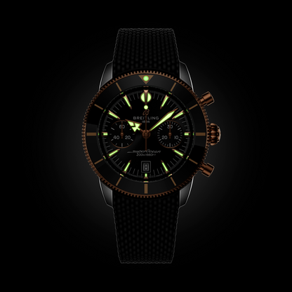 Breitling's Superocean Heritage B01 Chronograph 42 with Black Dial