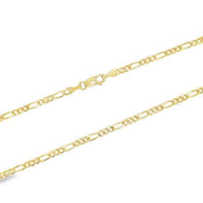 Jai's 14K Yellow Gold Fine Figaro Chain