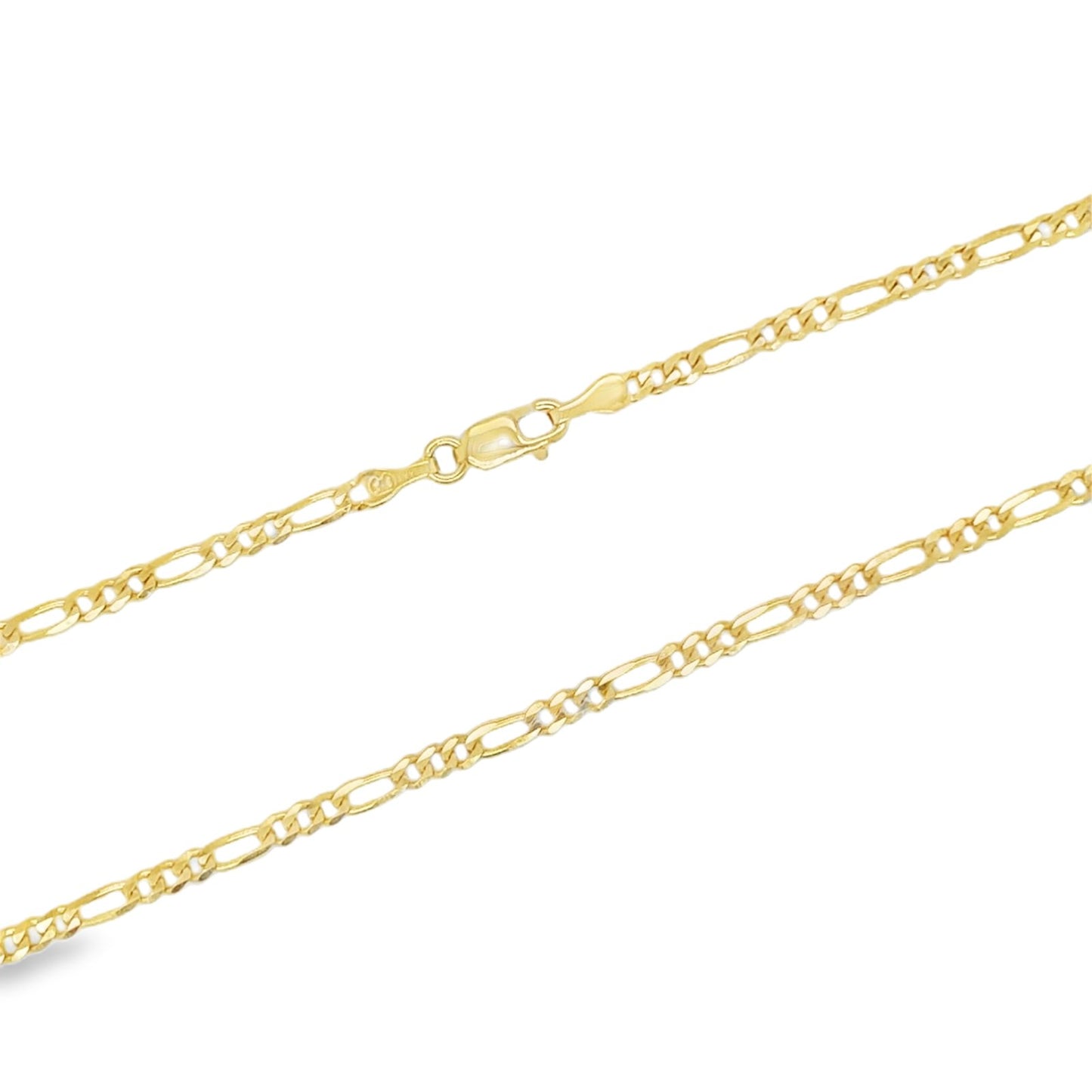Jai's 14K Yellow Gold Fine Figaro Chain