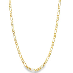 Jai's 14K Yellow Gold Fine Figaro Chain