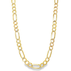 Jai's 14K Two-tone Figaro Chain