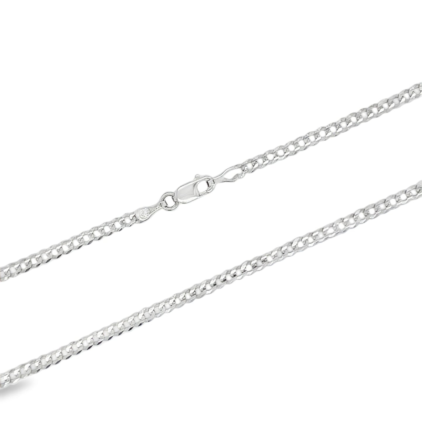 Jai's 14K White Gold Fine Curb Chain