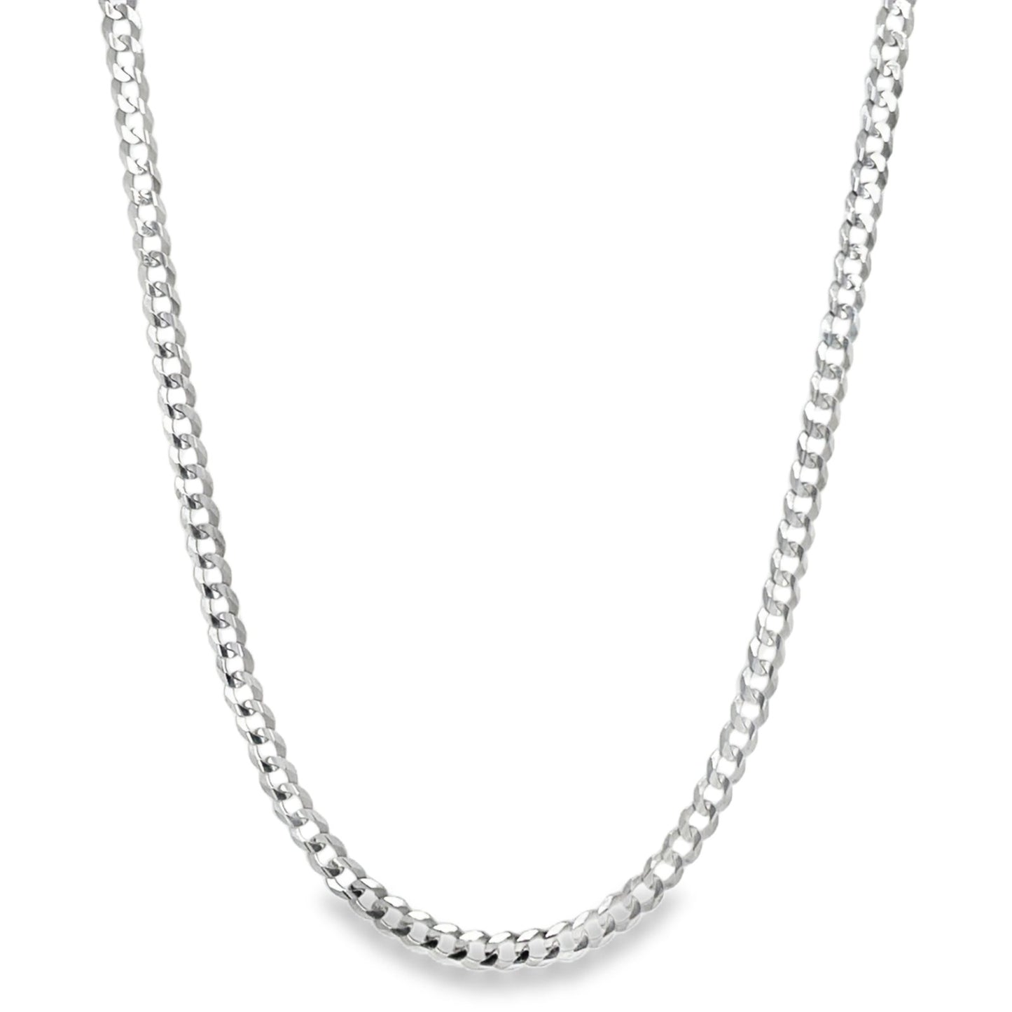 Jai's 14K White Gold Fine Curb Chain