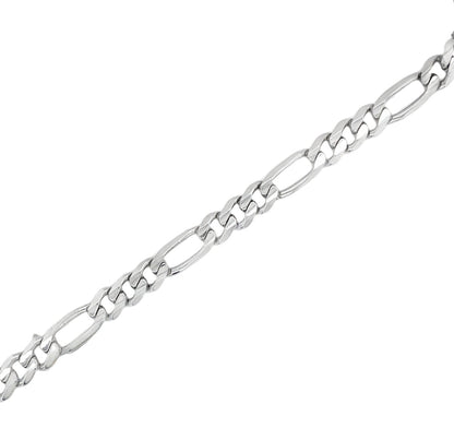 Jai's 14K White Gold Figaro Chain Bracelet