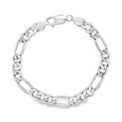 Jai's 14K White Gold Figaro Chain Bracelet