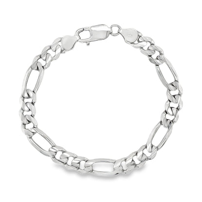 Jai's 14K White Gold Figaro Chain Bracelet