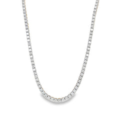 Jai's 18K Yellow Gold 12-carat Diamond Tennis Necklace