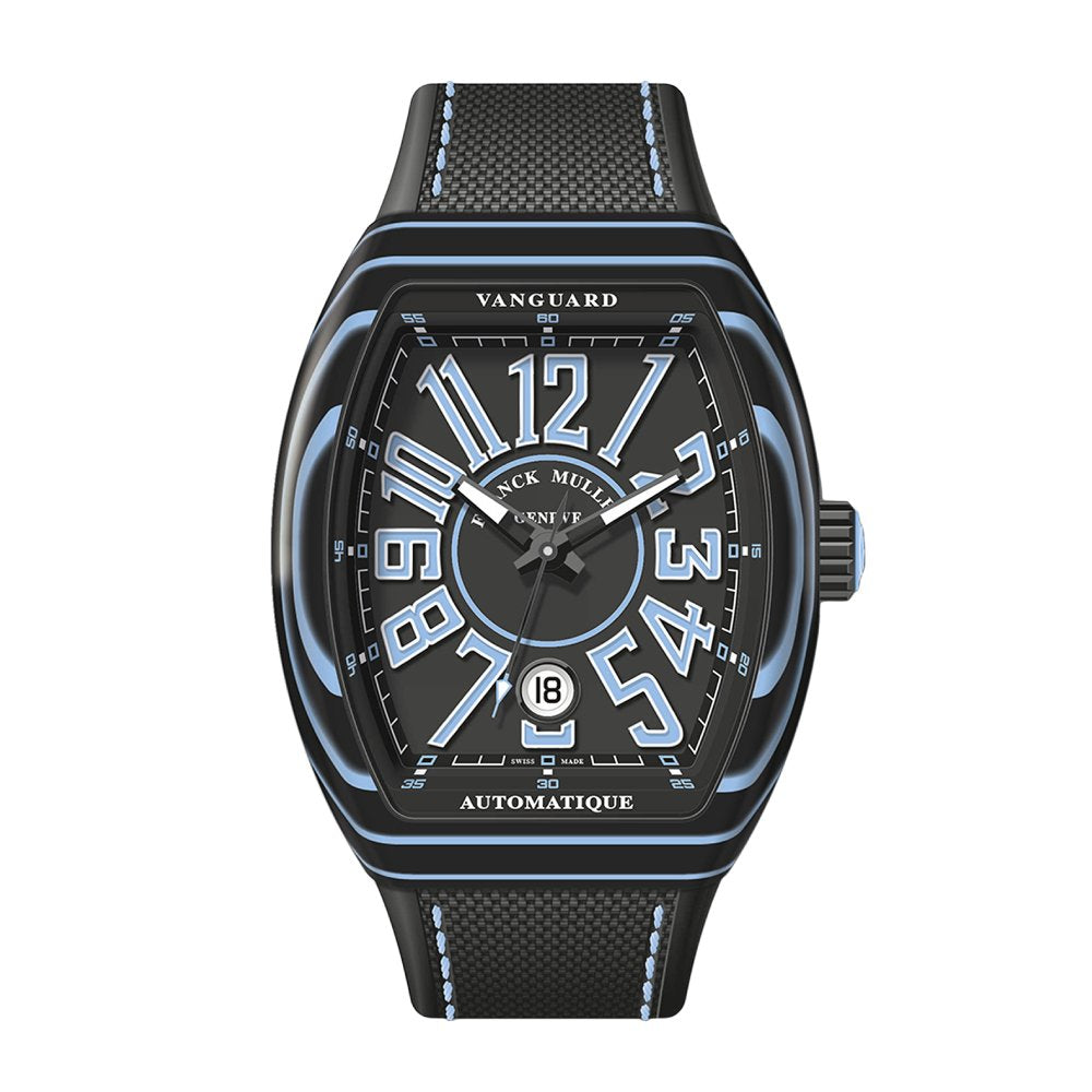 Franck Muller's Vanguard Wave Capsule with Black Dial