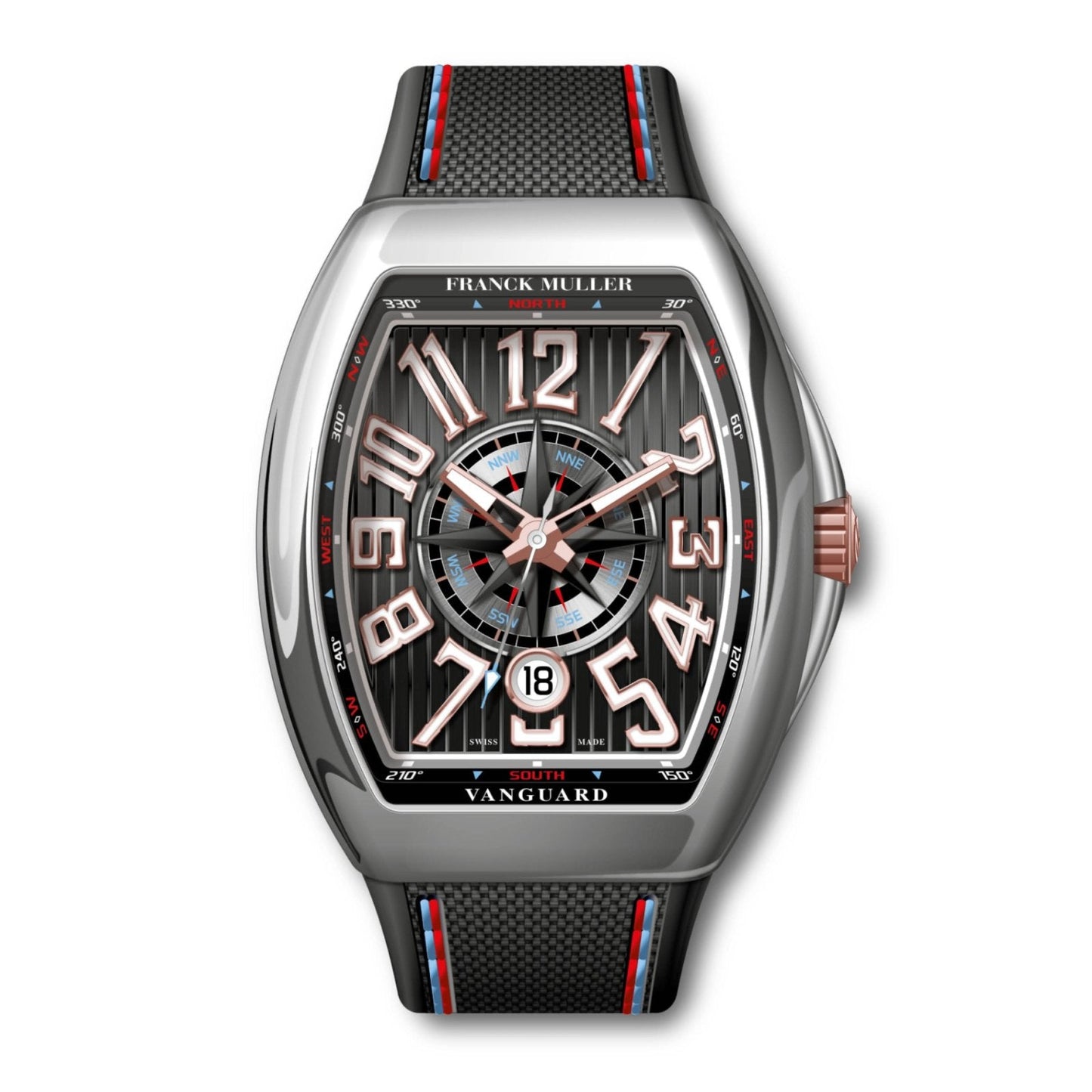 Franck Muller's Vanguard Black Navy II Capsule with Black Dial
