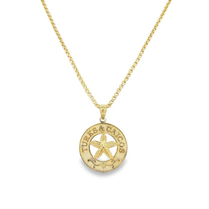 Jai's 14K Yellow Gold TCI Starfish Pendant