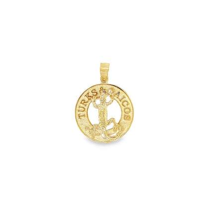Jai's 14K Yellow Gold TCI Iguana Pendant