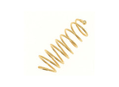 Pesavento's Yellow Gold-plated Silver DNA Diamond Coiled Ring