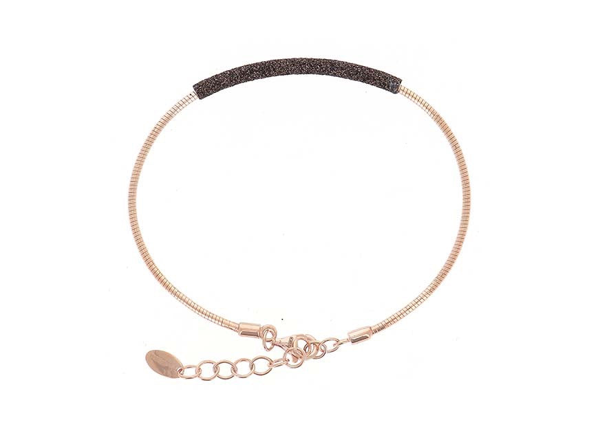 Pesavento's Rose Gold-plated Silver DNA Bracelet