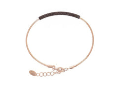 Pesavento's Rose Gold-plated Silver DNA Bracelet