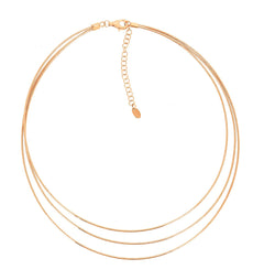 Pesavento's Yellow Gold-plated Silver DNA Necklace