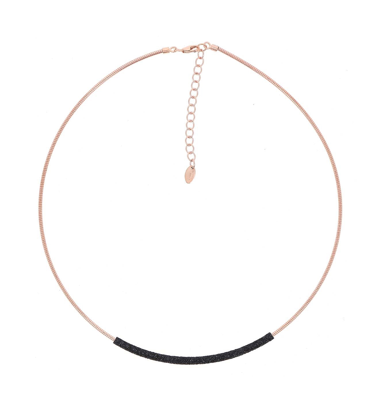 Pesavento's Rose Gold-plated Silver DNA Necklace