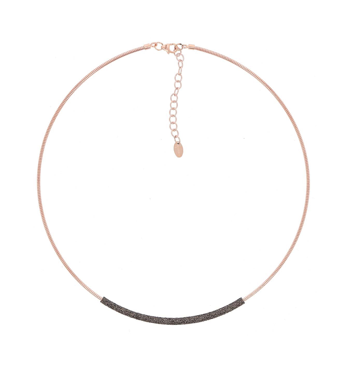 Pesavento's Rose Gold-plated Silver DNA Necklace