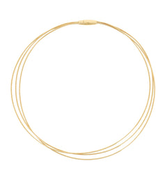 Pesavento's Yellow Gold-plated Silver DNA Necklace