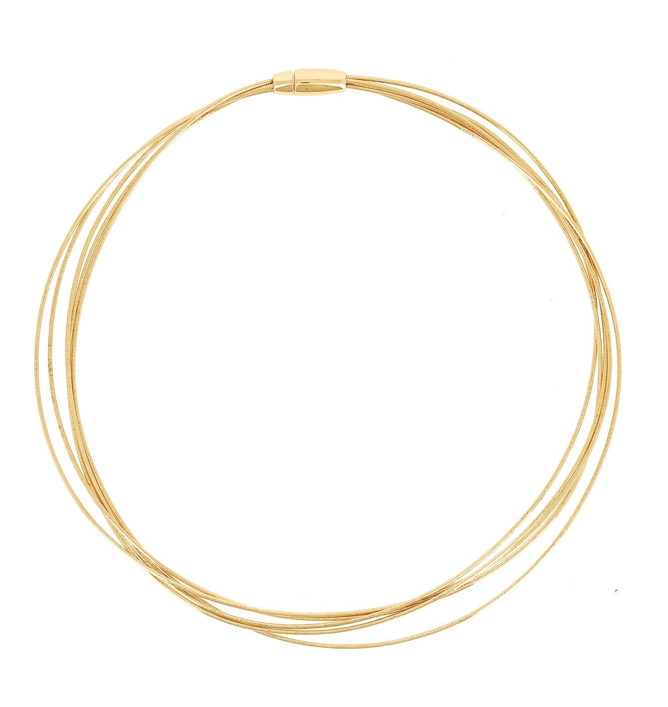Pesavento's Yellow Gold-plated Silver DNA Necklace