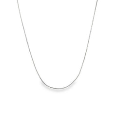 Jai's 14K White Gold Fine Box Chain - 18"
