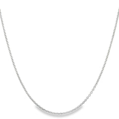 Jai's 14K White Gold Fine Cable Chain