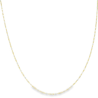 Jai's 14K Two-tone Petite Diamond-cut Sparkle Chain