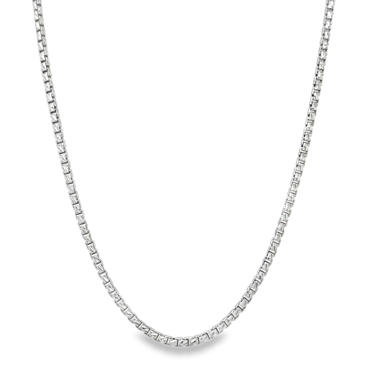 Jai's 14K White Gold Fine Box Chain
