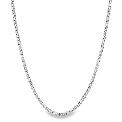 Jai's 14K White Gold Fine Box Chain
