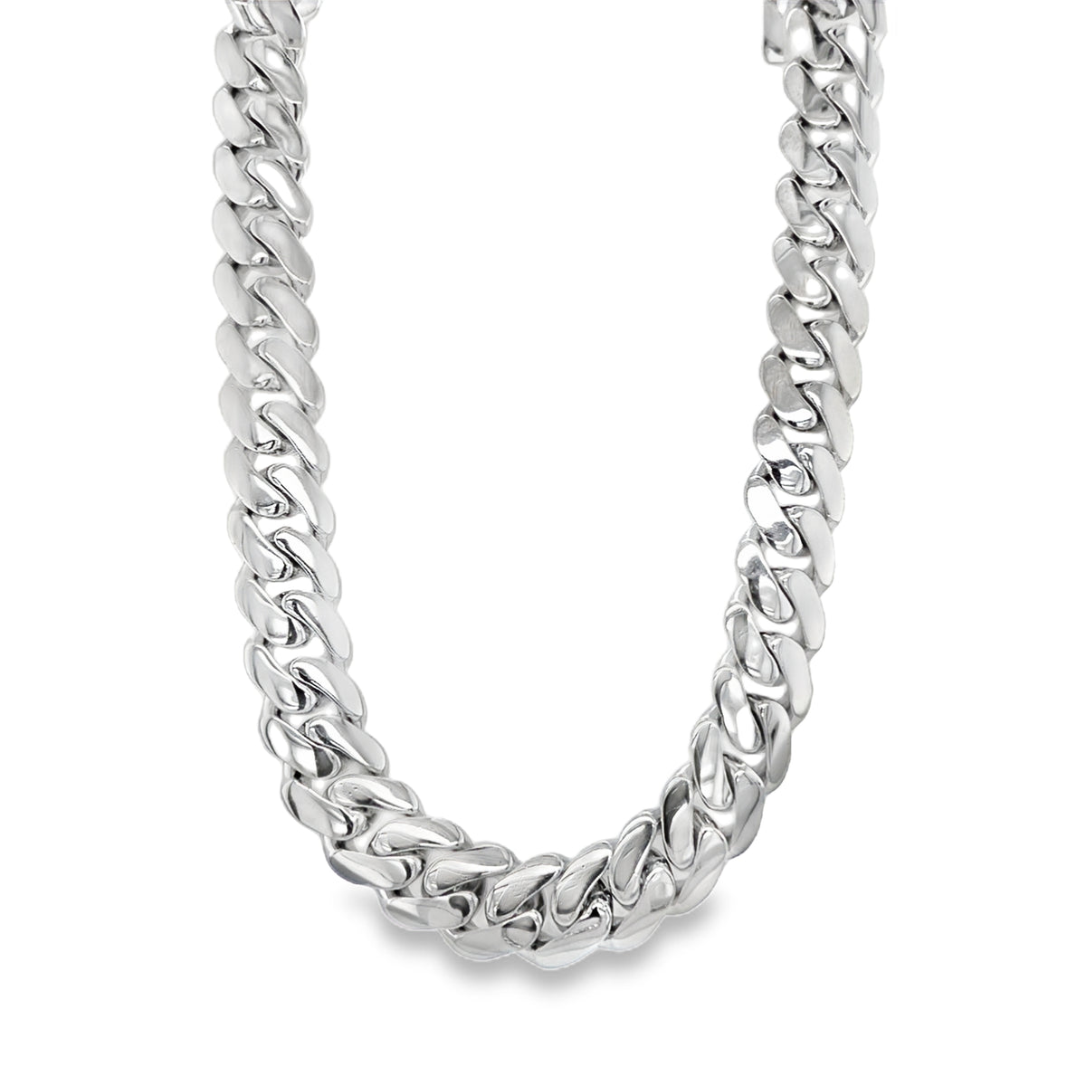Jai's 14K White Gold Cuban Curb Chain