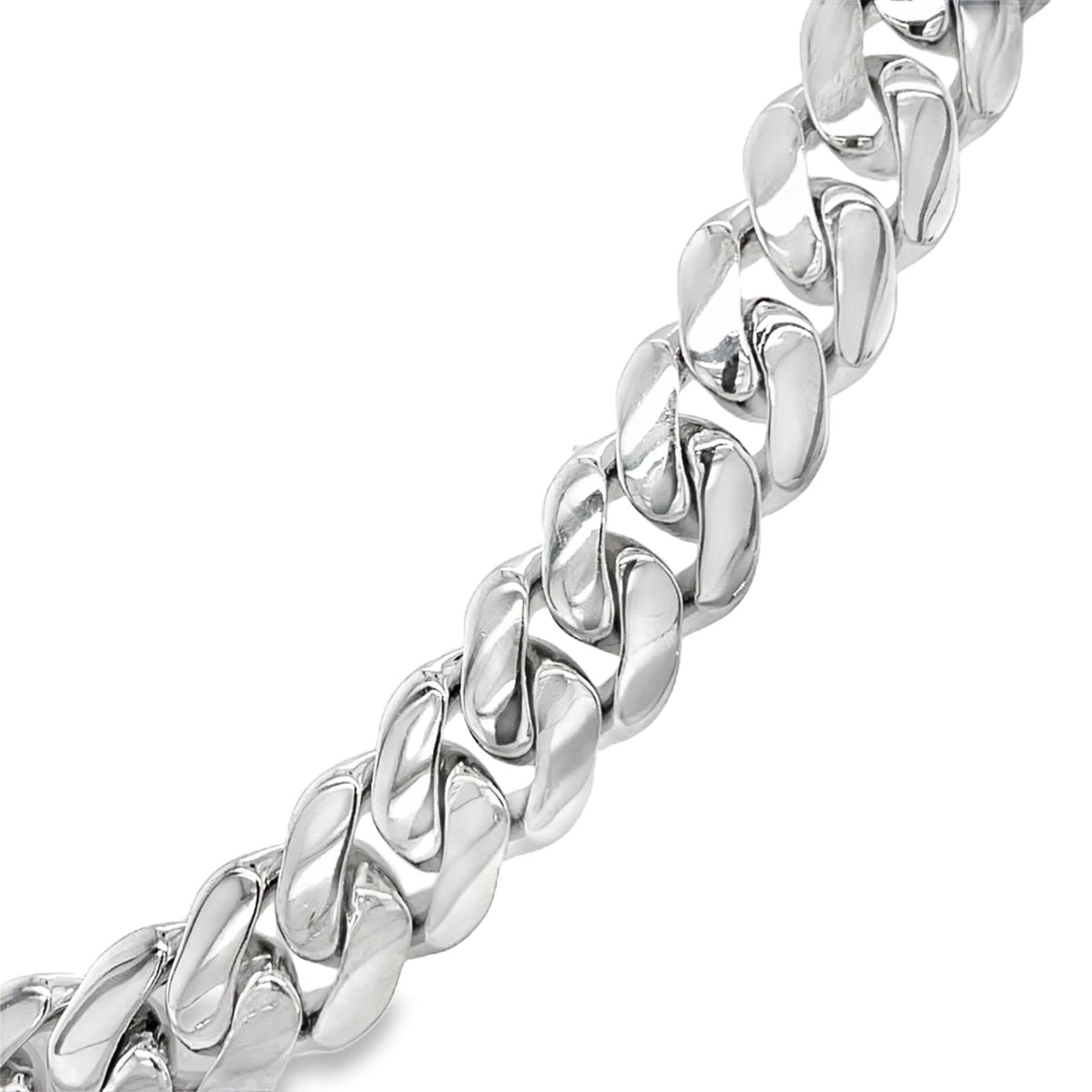 Jai's 14K White Gold Cuban Curb Chain