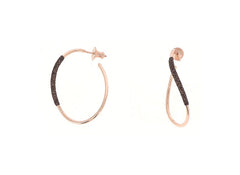 Pesavento's Rose Gold-plated Silver Polvere Di Sogni Hoops