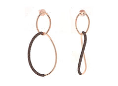 Pesavento's Rose Gold-plated Silver Polvere Di Sogni Drop Earrings