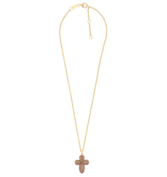 Pesavento's Yellow Gold-plated Silver Polvere Di Sogni Colours Necklace