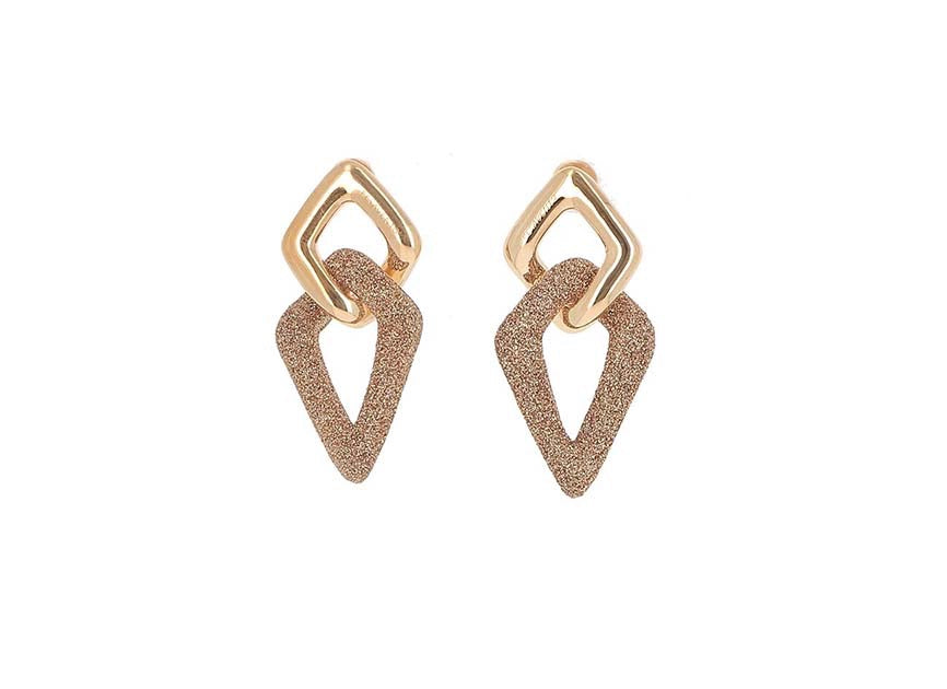 Pesavento's Yellow Gold-plated Silver Polvere Di Sogni Colours Drop Earrings