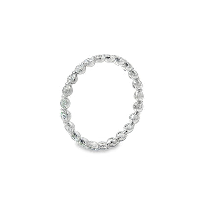 Jai's 14K White Gold Diamond Eternity Wedding Band