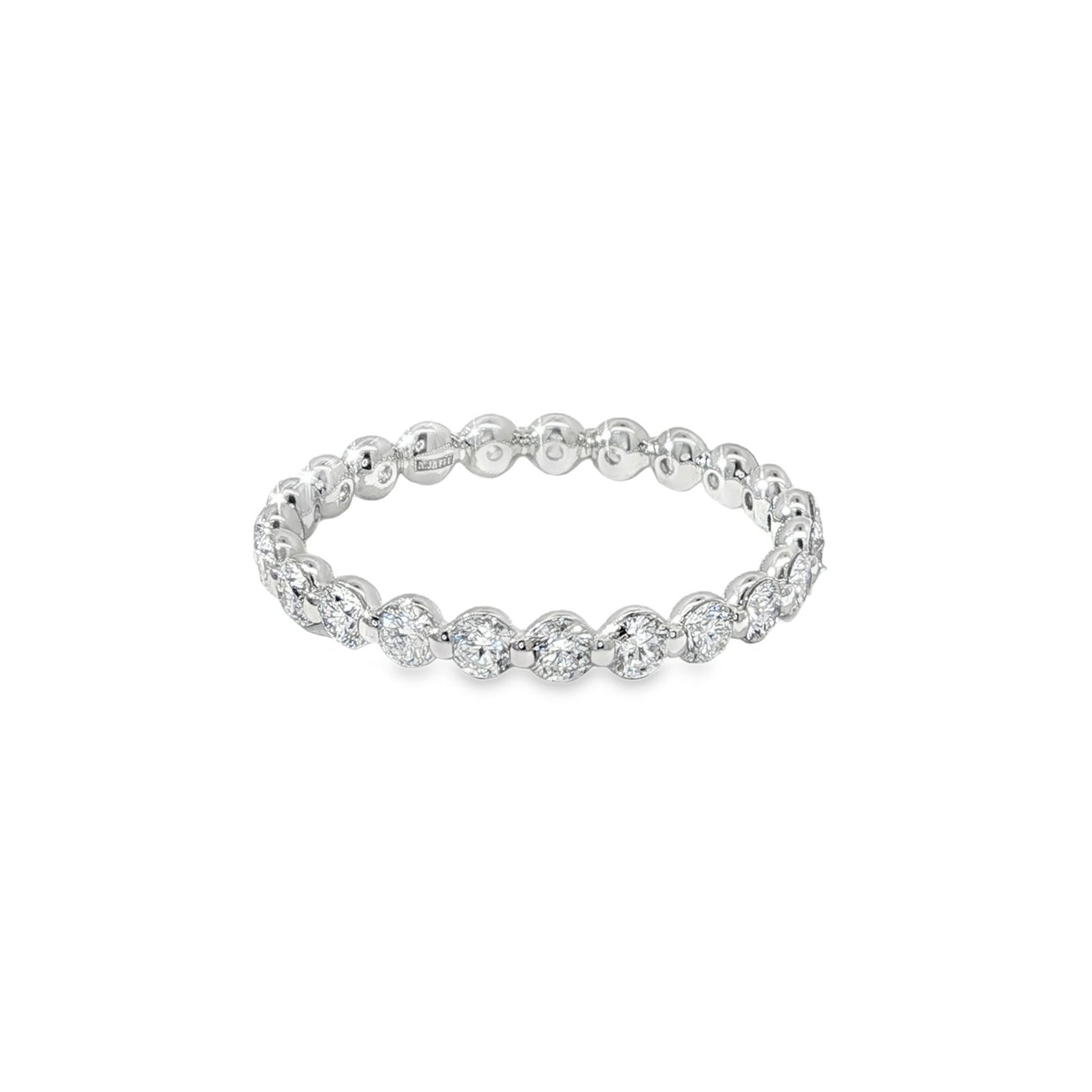 Jai's 14K White Gold Diamond Eternity Wedding Band