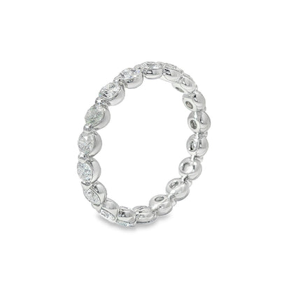 Jai's 14K White Gold Diamond Eternity Wedding Band