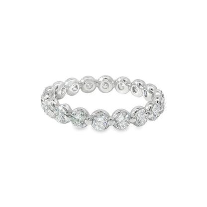Jai's 14K White Gold Diamond Eternity Wedding Band